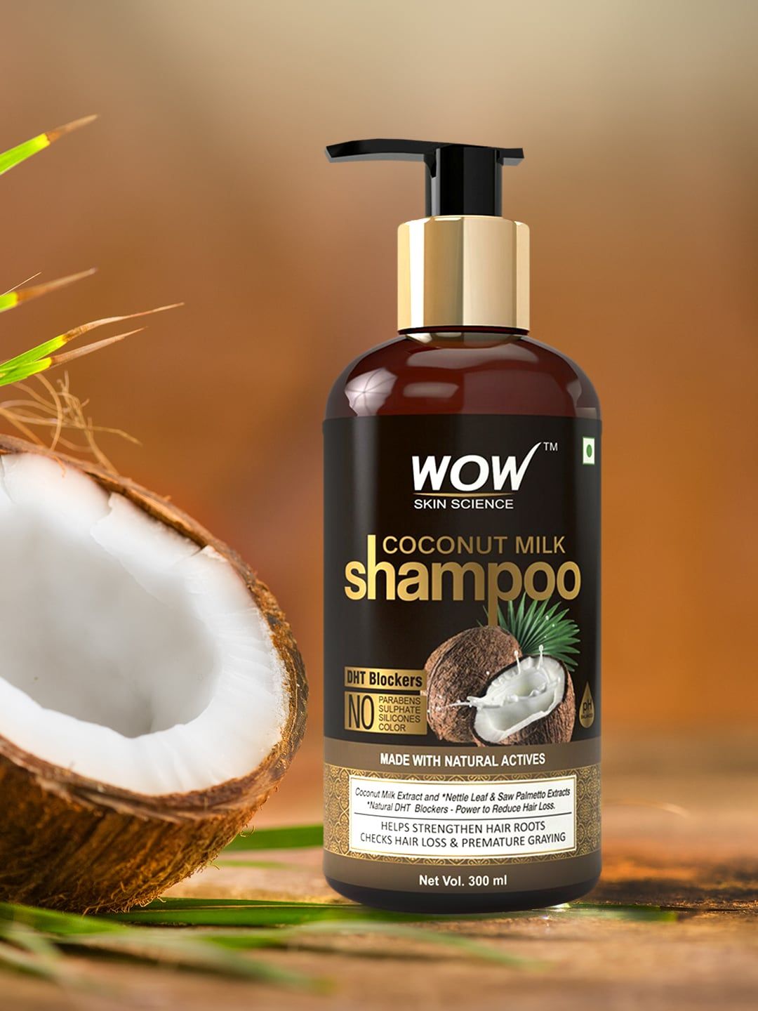 WOW Skin Science Coconut Milk Shampoo 300 ml Price in India