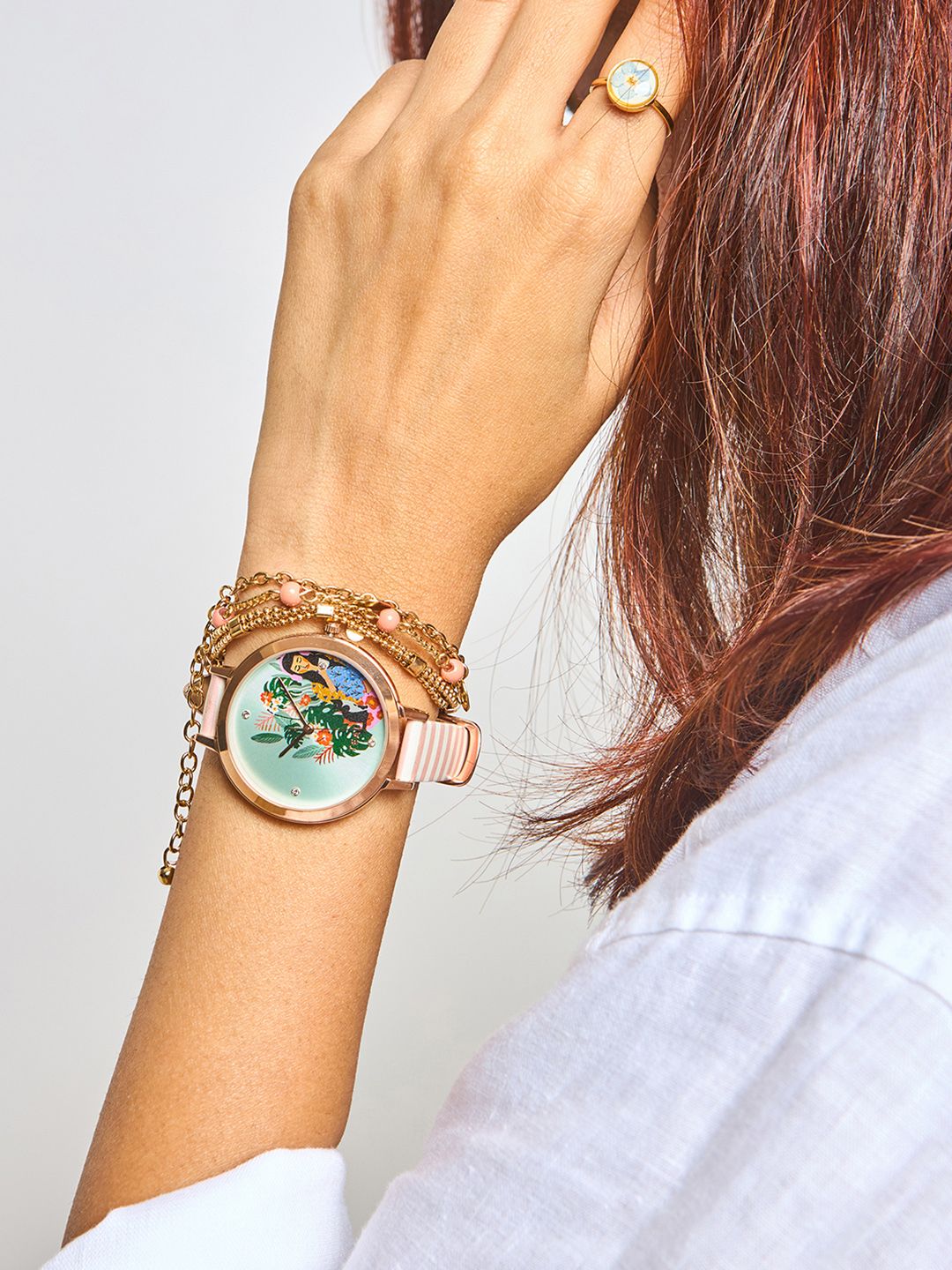 TEAL BY CHUMBAK Women Green Analogue Watch 8907605098697