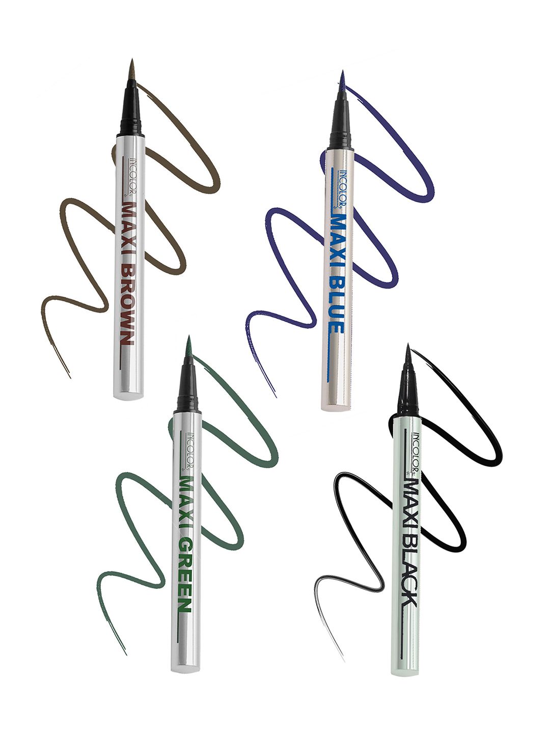INCOLOR Pack of 13 Maxi Pen Eyeliner - 2 g each Price in India