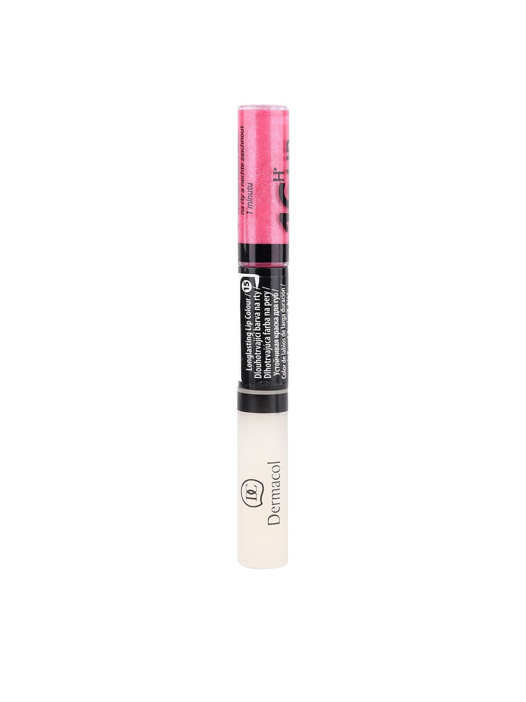 Dermacol 16H Longlasting Lip Colour Pink No.15 - 3ml + 4.1ml Price in India