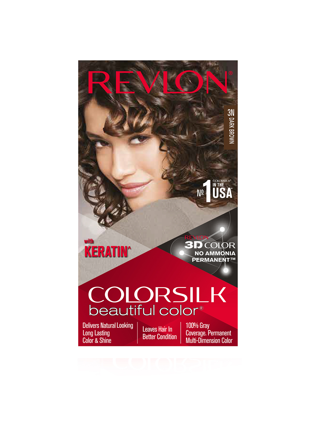Revlon Color Silk Hair Color with Keratin - Dark Brown 3N Price in India