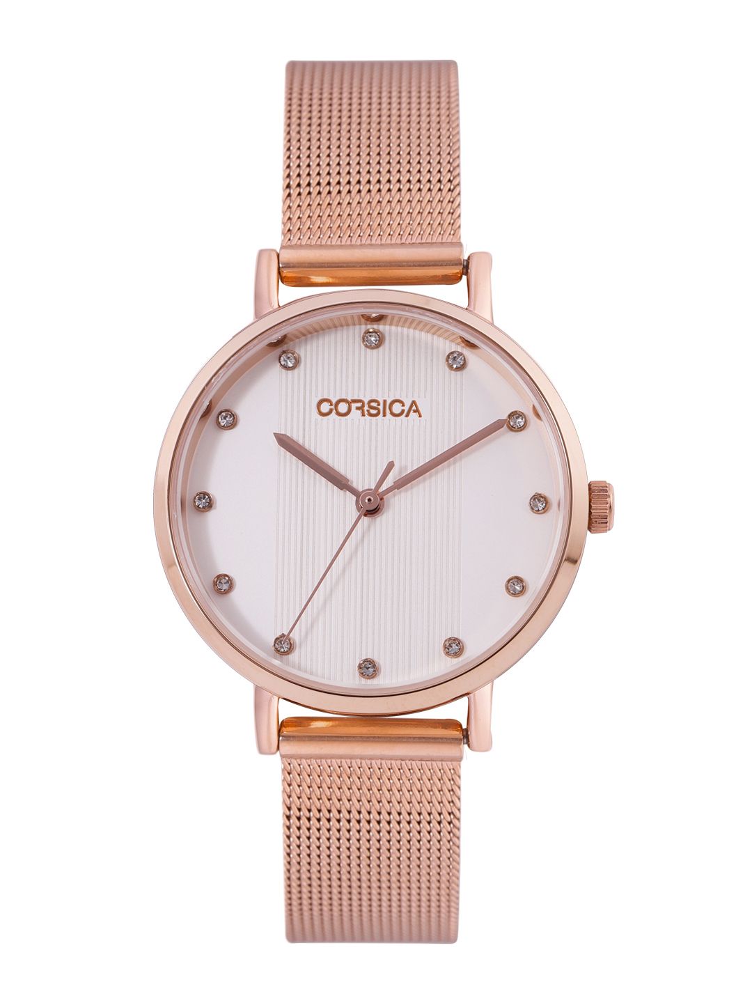 CORSICA Women Silver-Toned Analogue Watch LSA-C0-003-01 Price in India