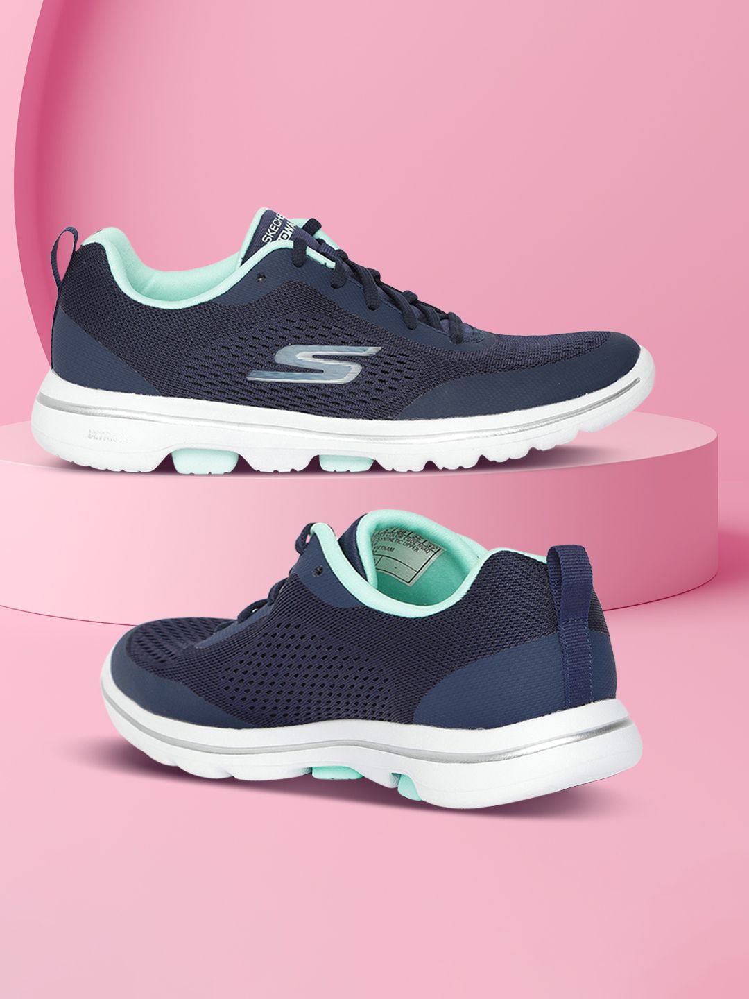 Skechers Women Navy Blue Go Walk 5 Walking Shoes Price in India