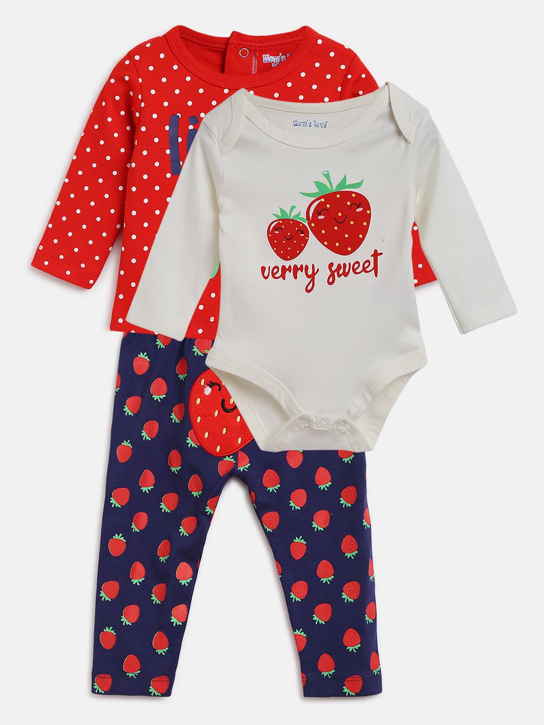 Moms Love Girls Pack of Bodysuit & Co-Ord Set