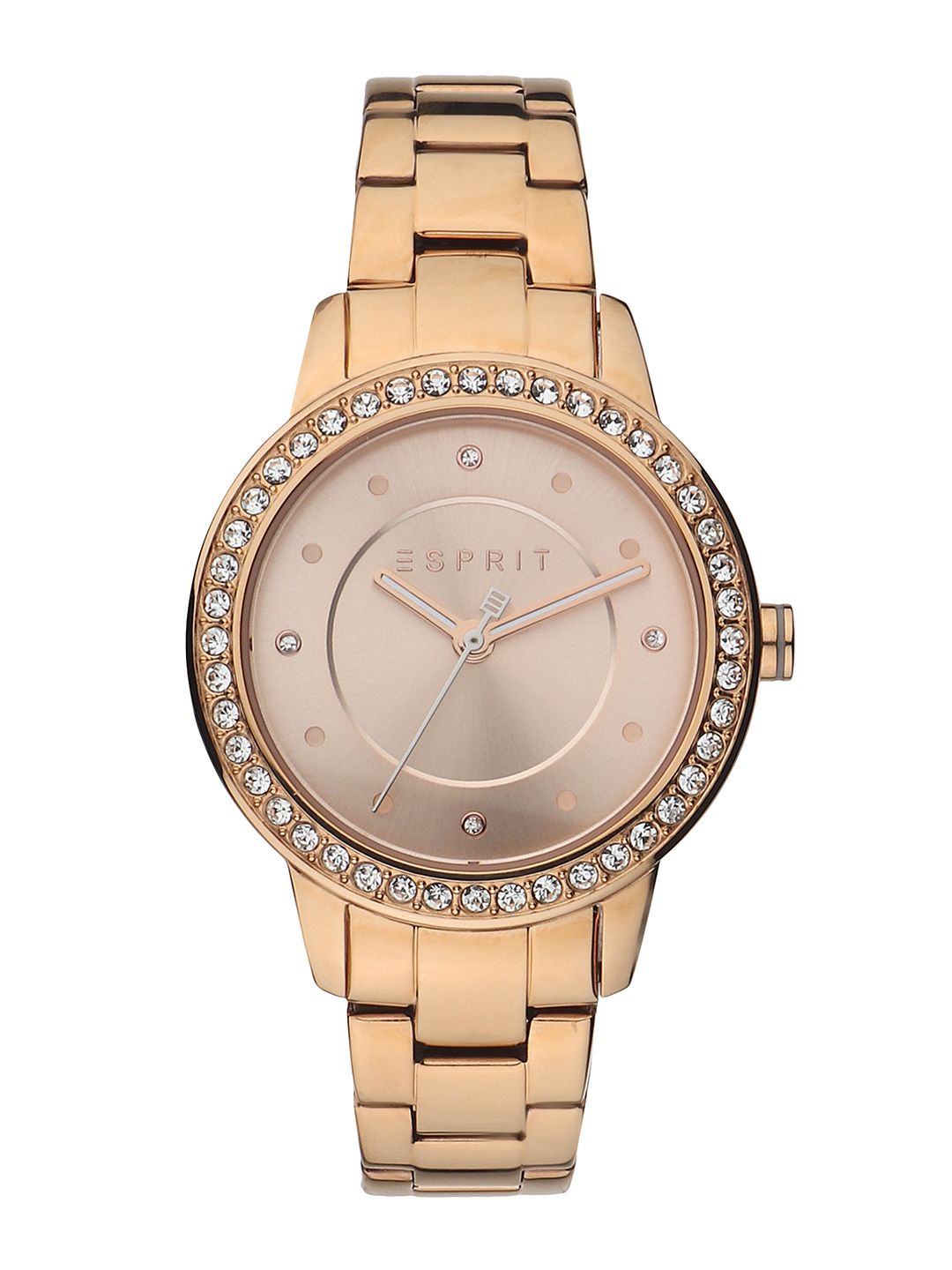 ESPRIT Women Rose Gold- Toned Analogue Watch ES1L163M0125 Price in India