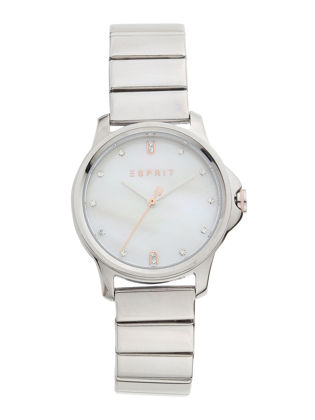 ESPRIT Women Silver-Toned Analogue Watch ES1L142M1045 Price in India