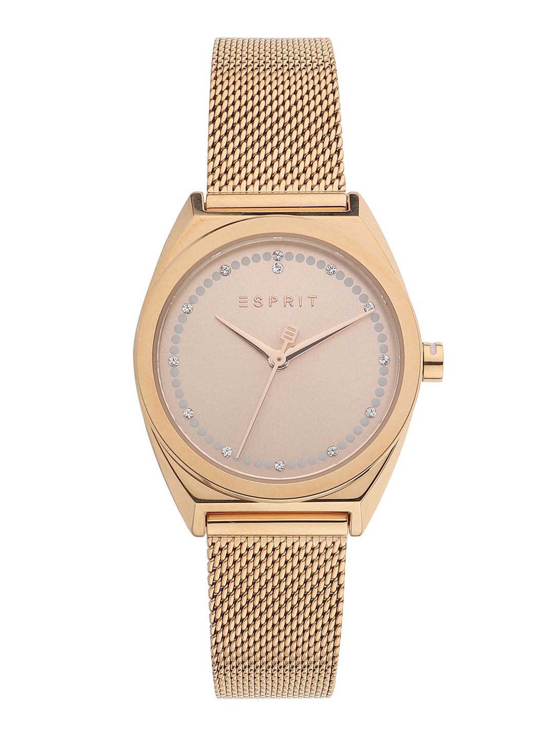 ESPRIT Women Rose Gold-Toned Solid Analogue Watch ES1L100M0075 Price in India