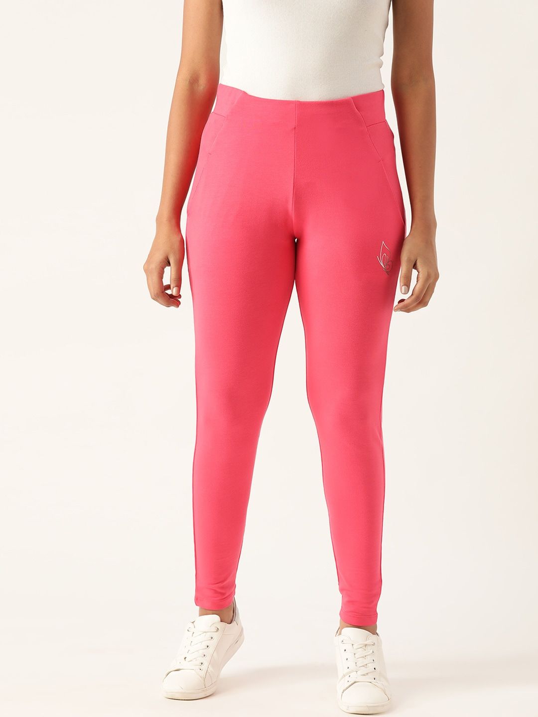 Sweet Dreams Women Pink Solid Fitted Training Track Pants Price in India