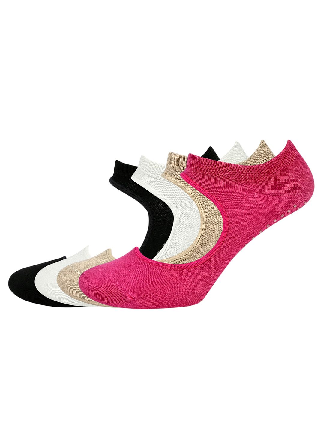 Socksxpress Pack of 4 Women Antiskid Yoga Socks
