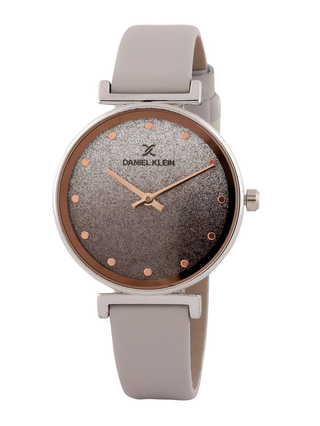 Daniel Klein Women Grey Embellished Analogue Watch DK.1.12432-4 Price in India