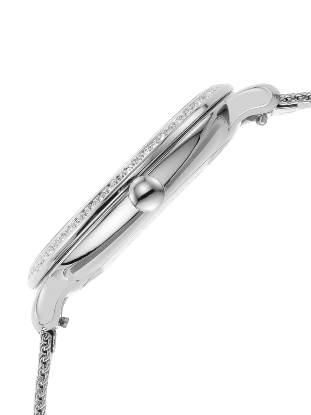 Off-White Textured Analogue Watch ES4627