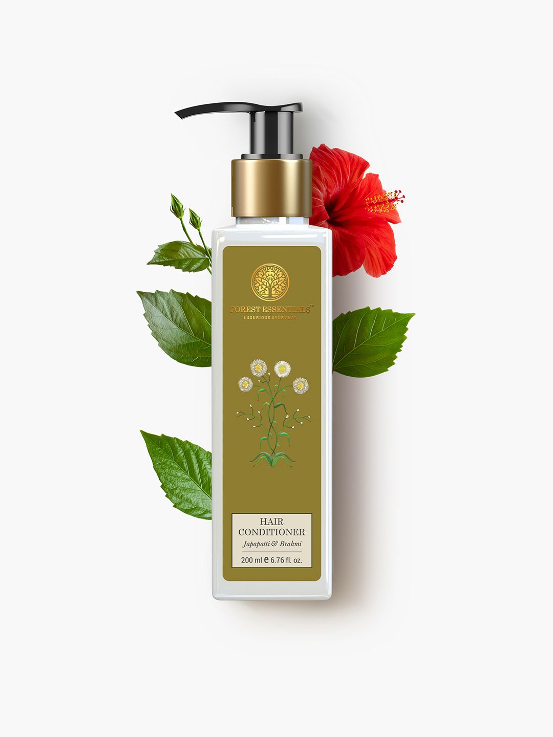 Forest Essentials Hair Conditioner Japapatti & Brahmi for Dry & Frizzy Hair - 200ml