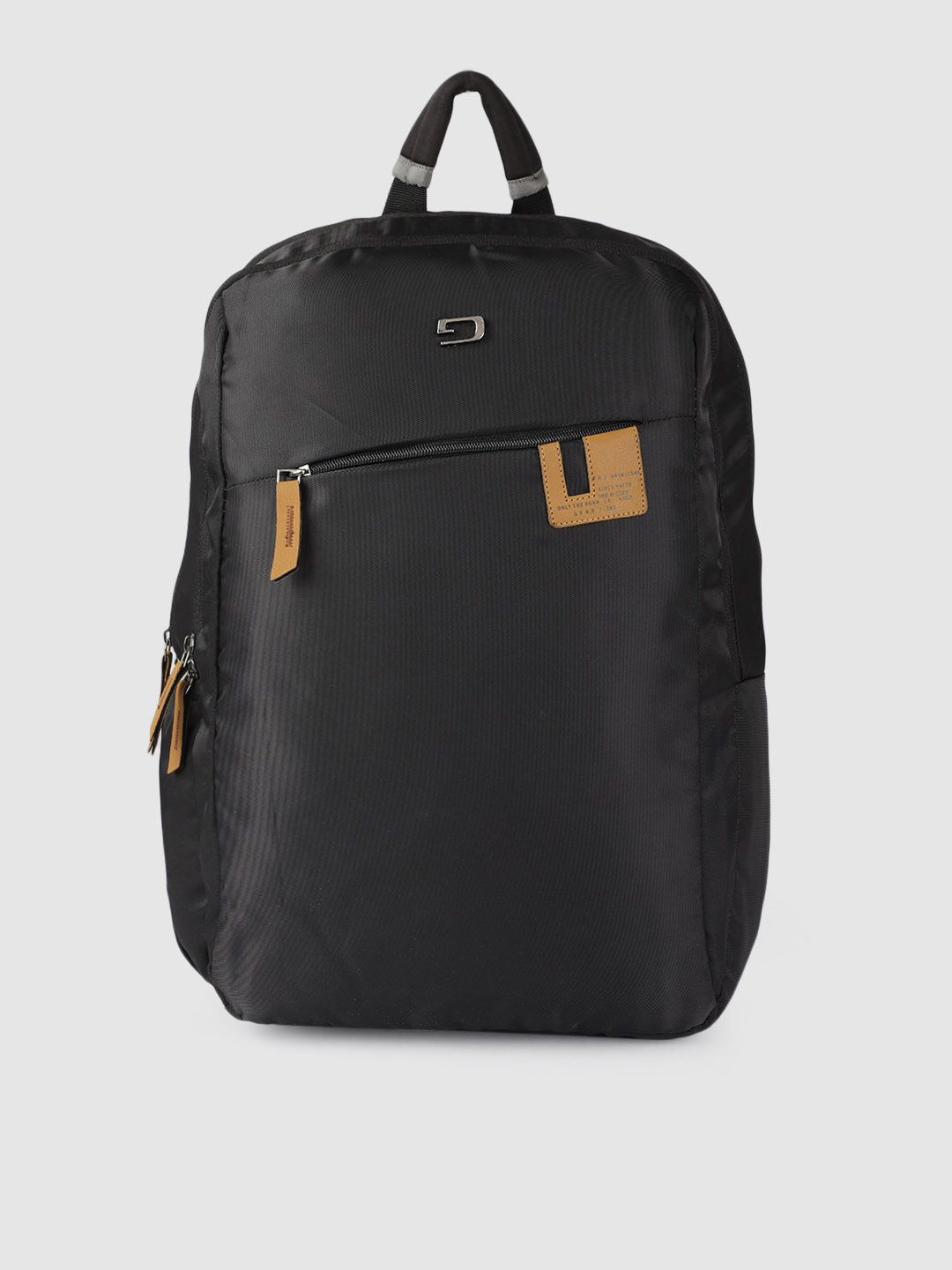 Gear Unisex Black Solid Backpack Price in India