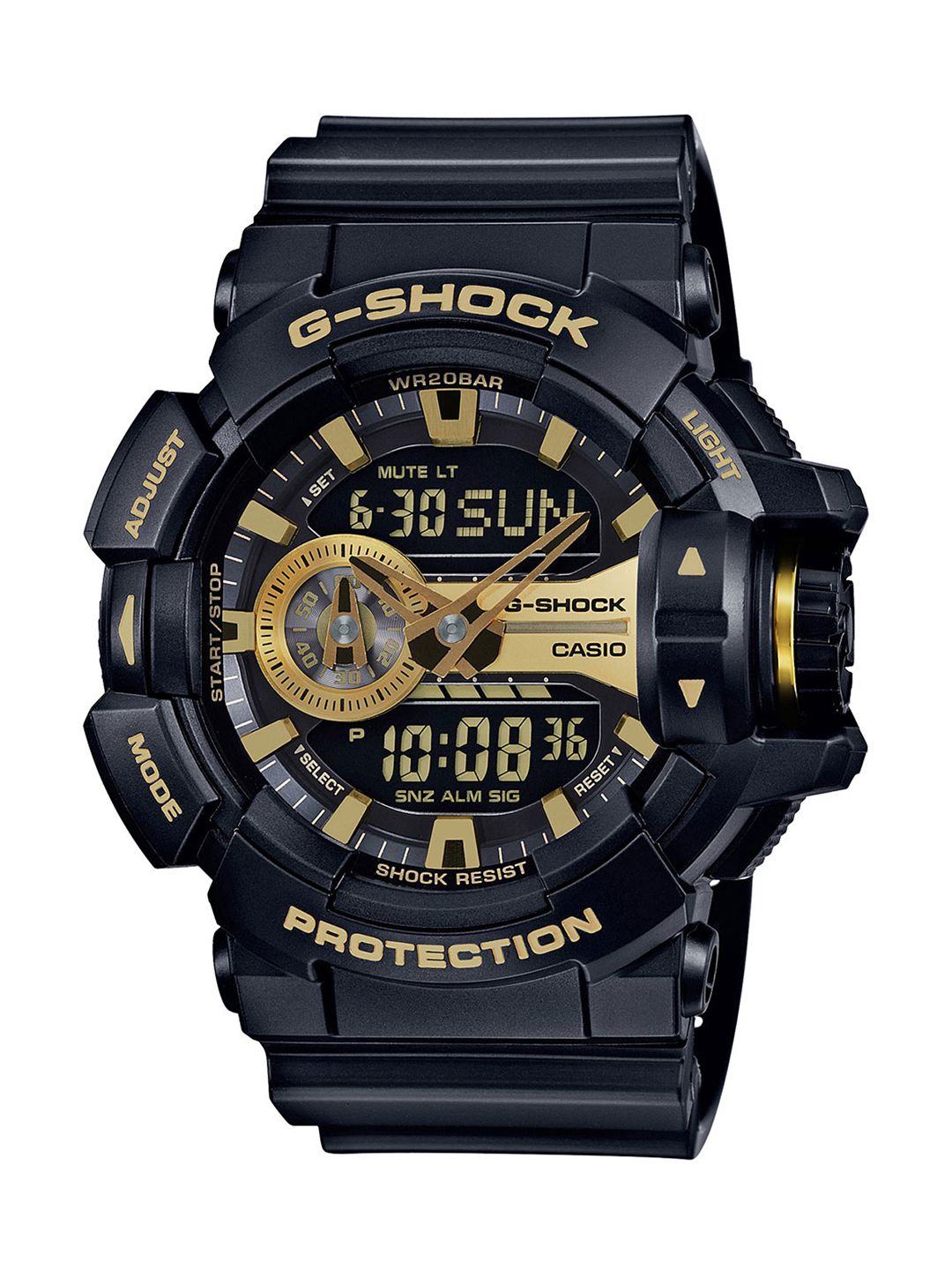 Buy CASIO Men G-Shock GA-140GB-1A1DR Black-Gold Ana-Digi Dial Buy CASIO Men G-Shock GA-140GB-1A1DR Black-Gold Ana-Digi Dial