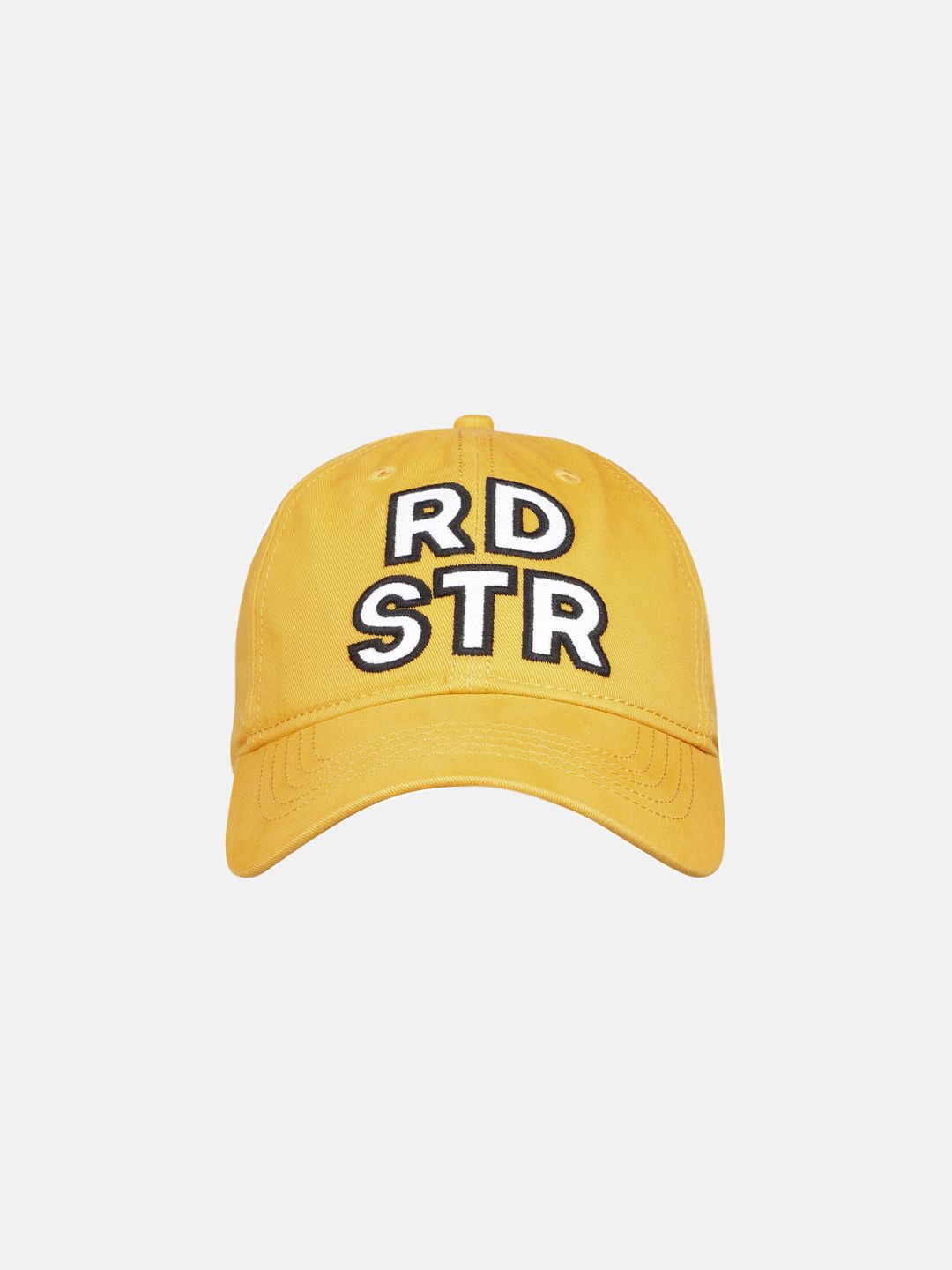Roadster Unisex Yellow Embroidered Baseball Cap Price in India