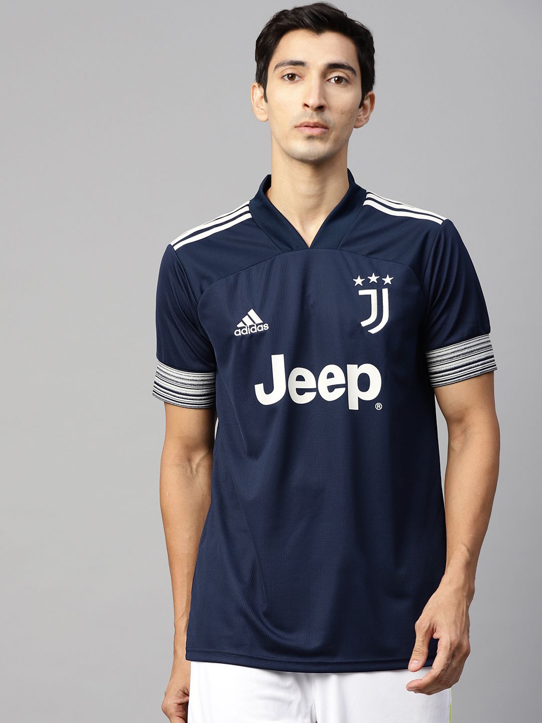 adidas Juventus シャツ XL ネイビー Buy ADIDAS Men Navy Printed Juventus 20/21 Away Soccer Football
