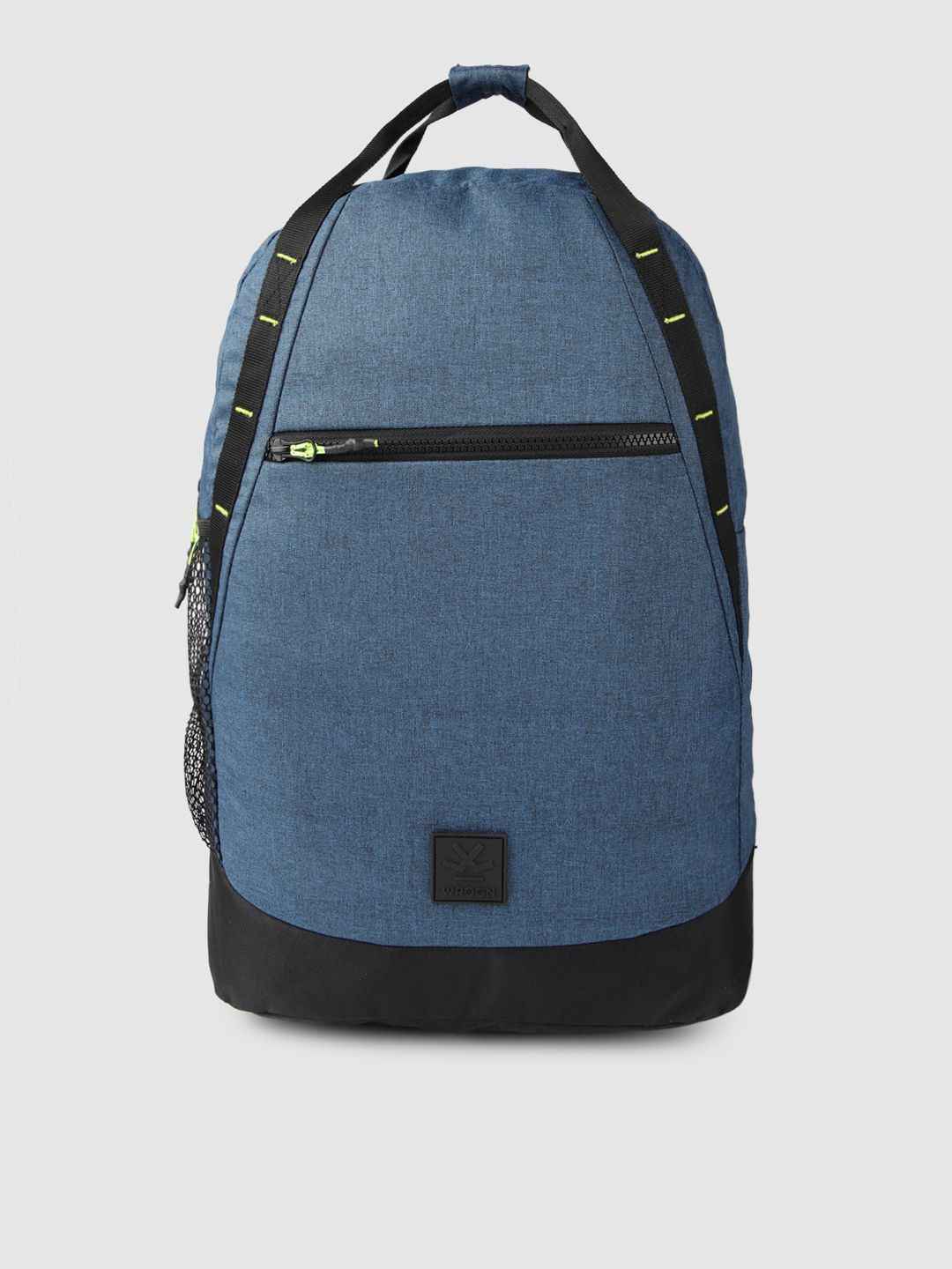 WROGN Unisex Blue Solid Hanger Backpack Price in India