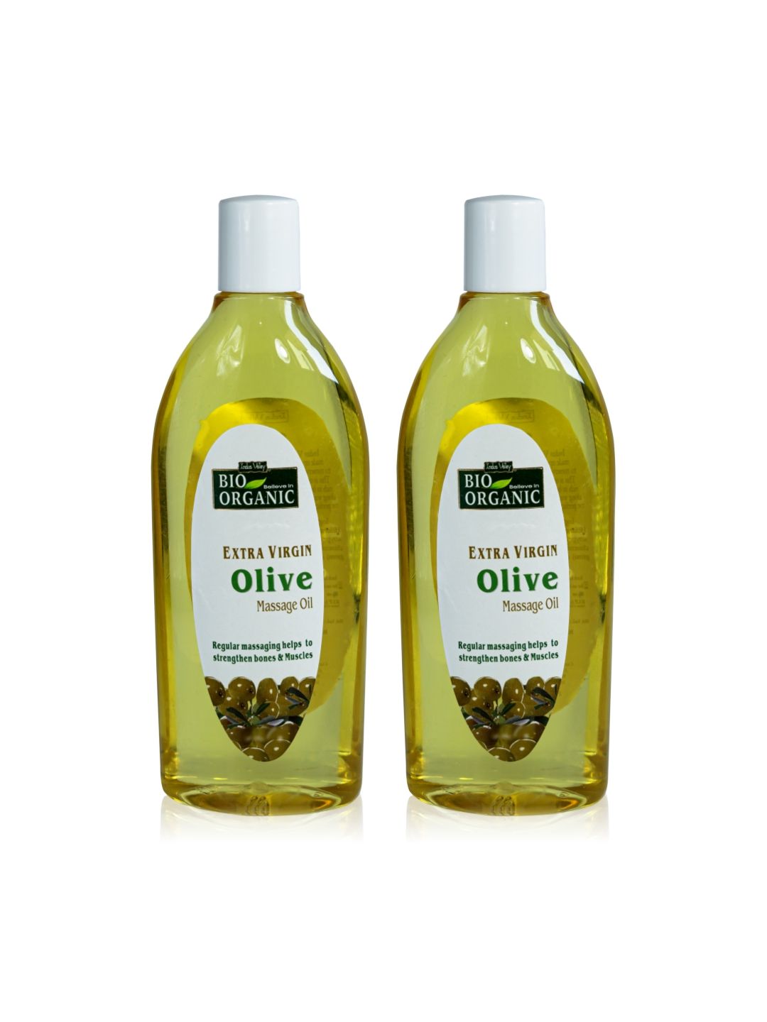 Indus Valley Pack of 2 Bio Organic Olive Massage Oil Price in India