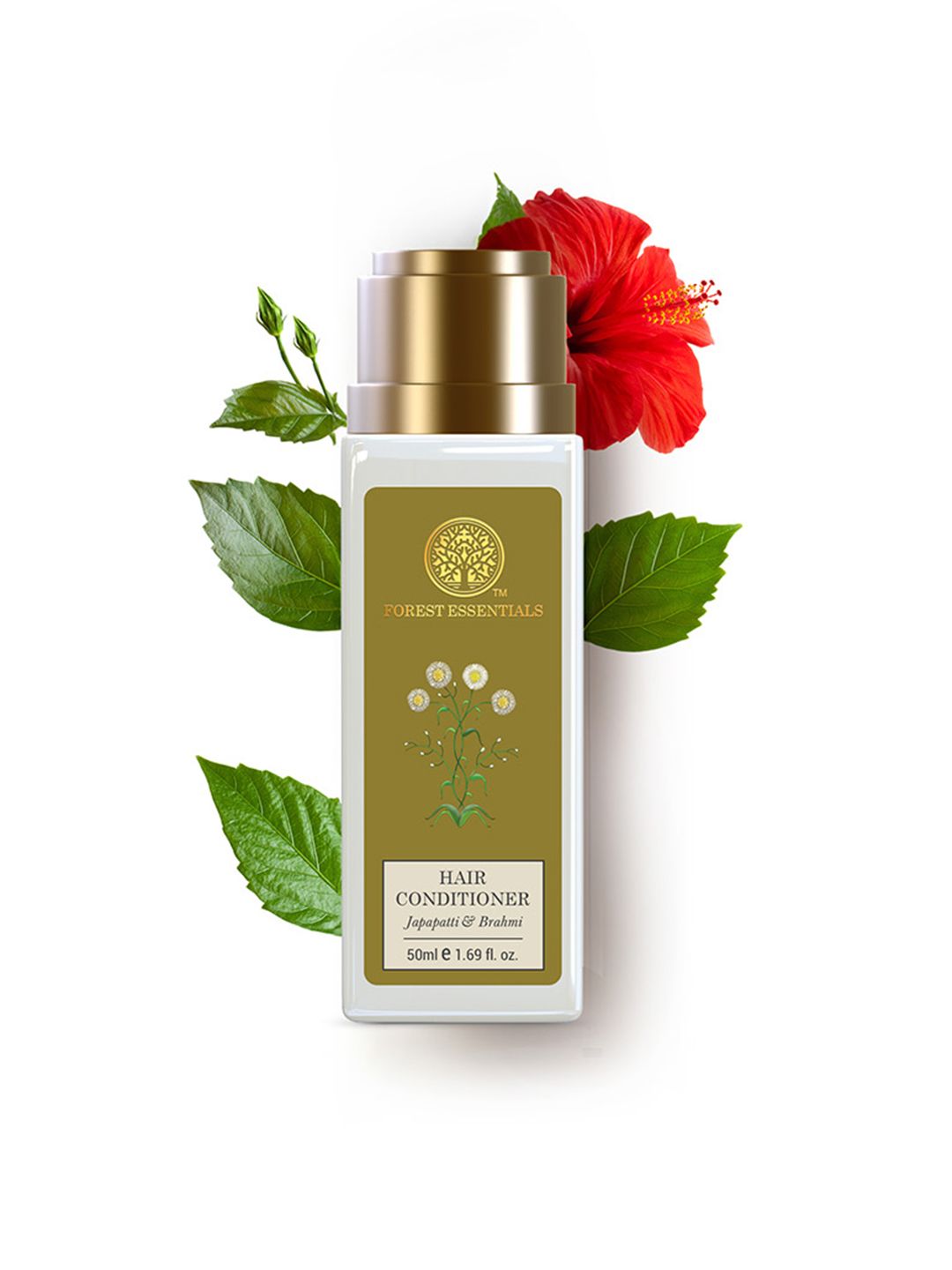Forest Essentials Travel Hair Conditioner Japapatti & Brahmi For Dry & Frizzy Hair - 50ml