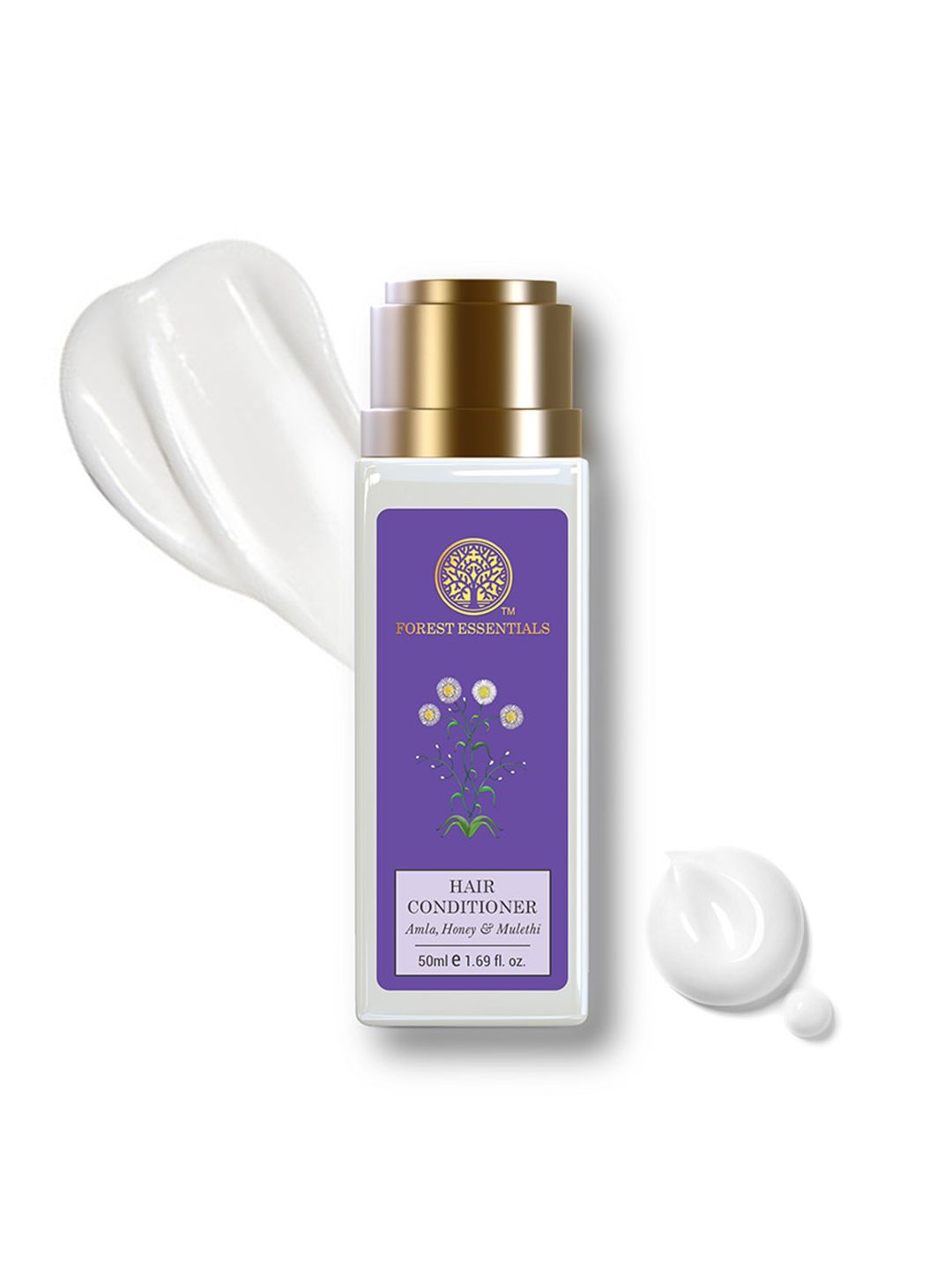 Forest Essentials Travel Size Hair Conditioner Amla Honey & Mulethi For Shiny Hair - 50ml