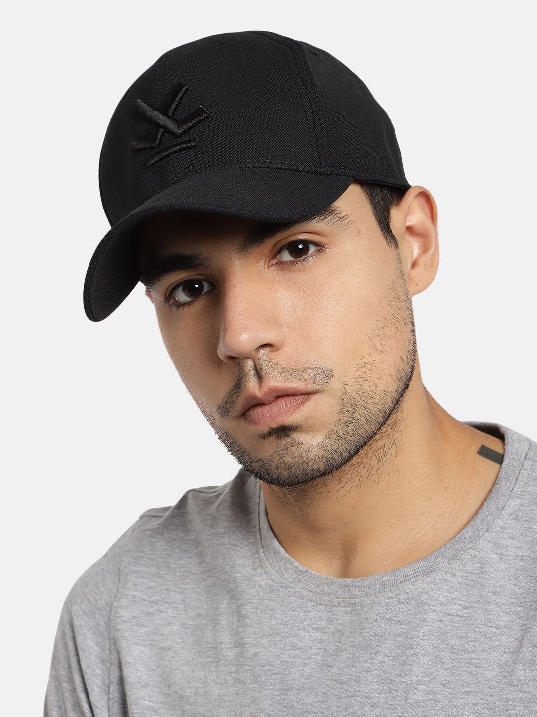 WROGN X fwd Unisex Black Solid Baseball Cap