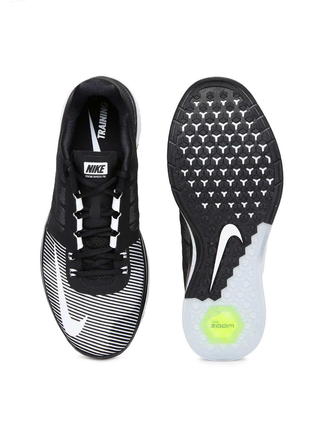Buy Nike Men White & Black Zoom Speed TR3 Training Shoes - Sports