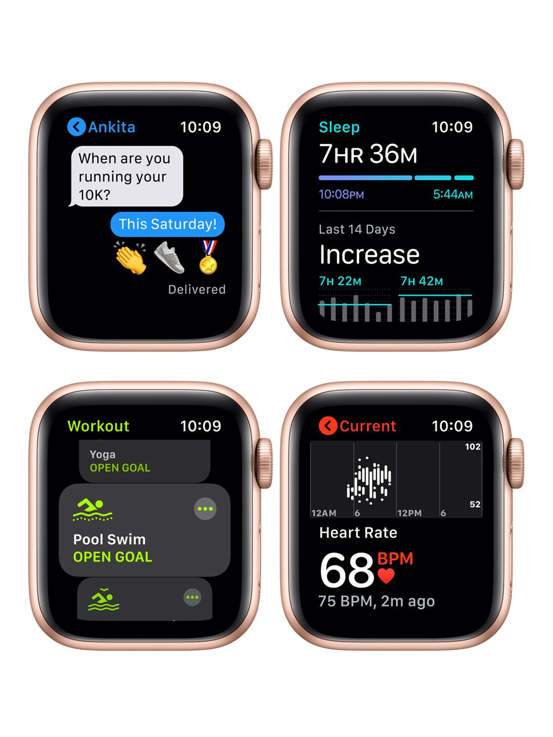 Buy Apple Watch SE GPS + Cellular, 40mm - Gold Aluminium Case with