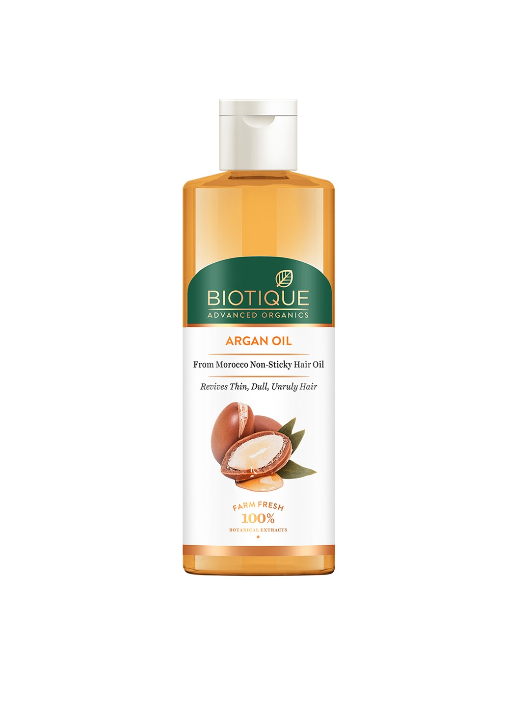 Biotique Unisex Advanced Organics Argan Oil From Morocco Non-Sticky Hair Oil 200 ml Price in India
