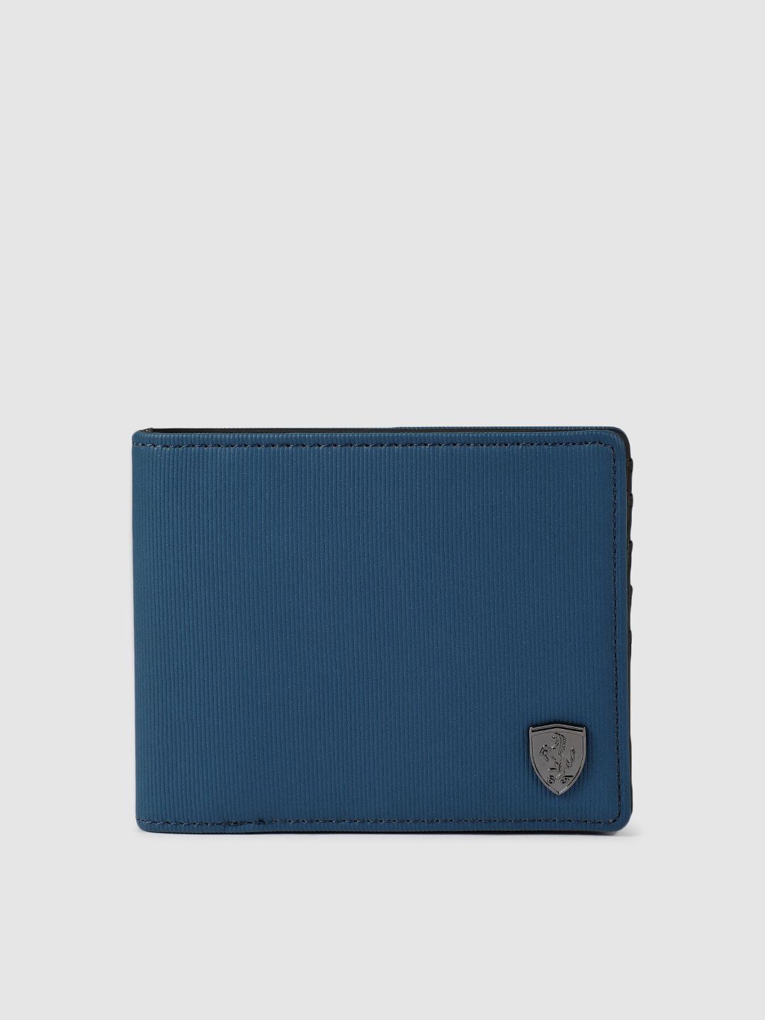 Puma Unisex Blue Solid Two Fold Wallet Price in India