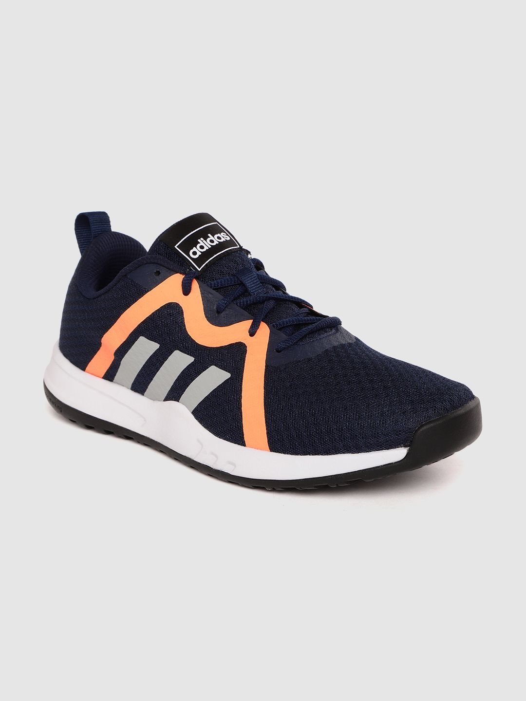 ADIDAS Men Navy Blue Woven Design WhirlZ Running Shoes