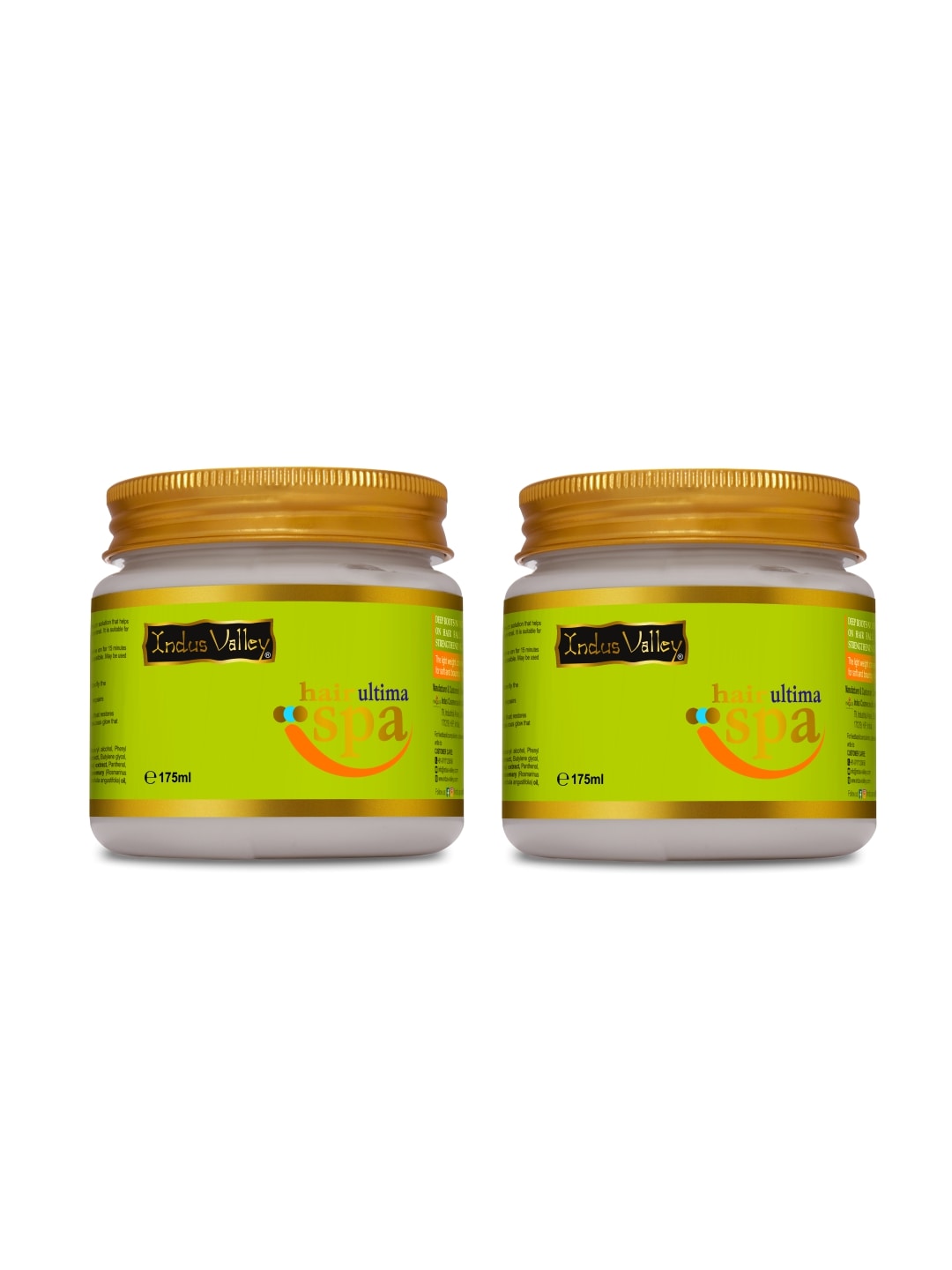 Indus Valley Pack of 2 Hair Ultima Spa Hair Mask - 175 ml each Price in India