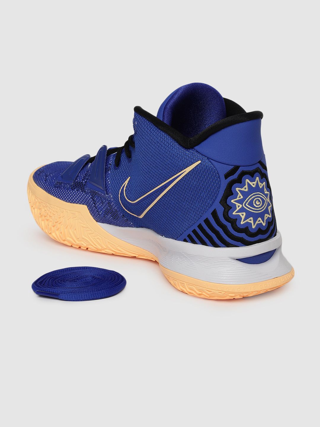 Buy Nike Men Blue KYRIE 7 EP Mid-Top Basketball Shoes - Sports