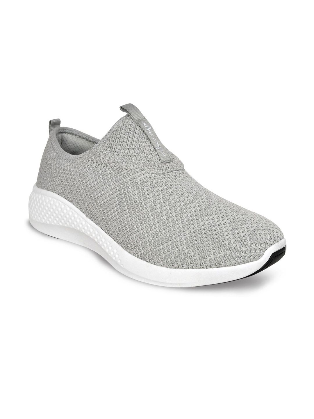 Allen Cooper Men Grey Mesh Walking Shoes