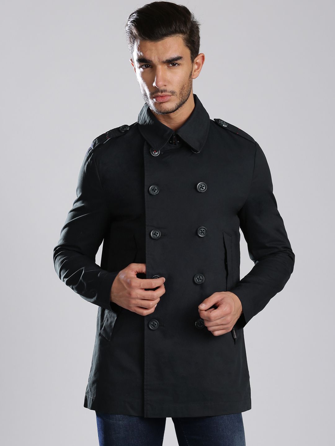 Superdry Chevron Super Fuji Winter Coat Black Cade Style Mens Jackets Coats Winter Hooded And Superdry