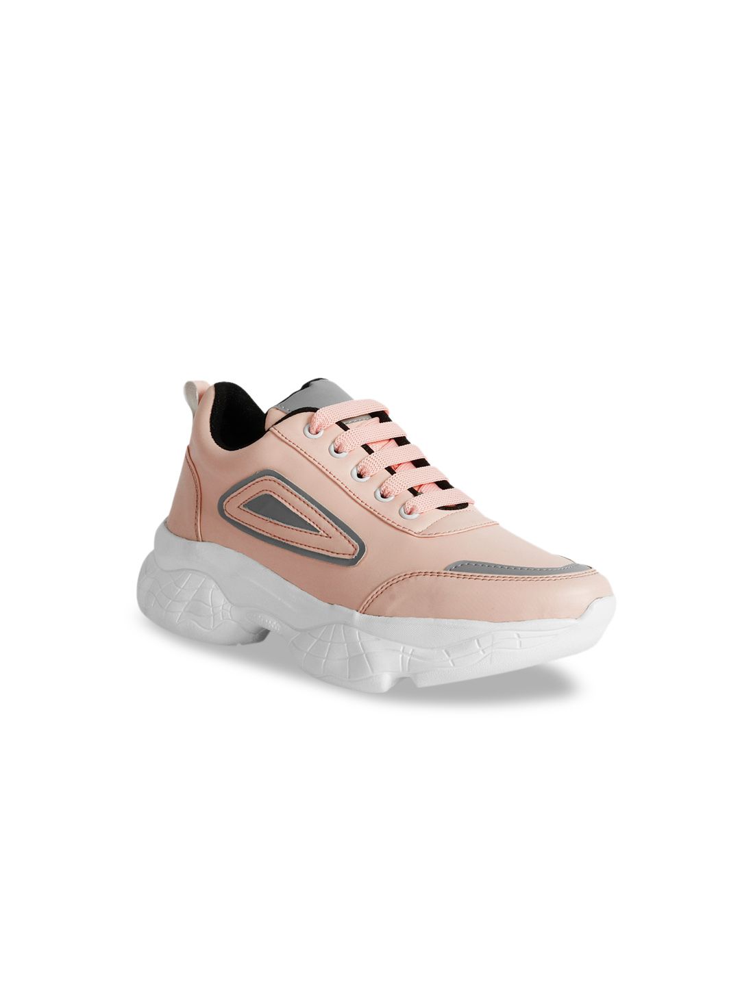 ZAPATOZ Women Pink PU Walking Shoes Price in India