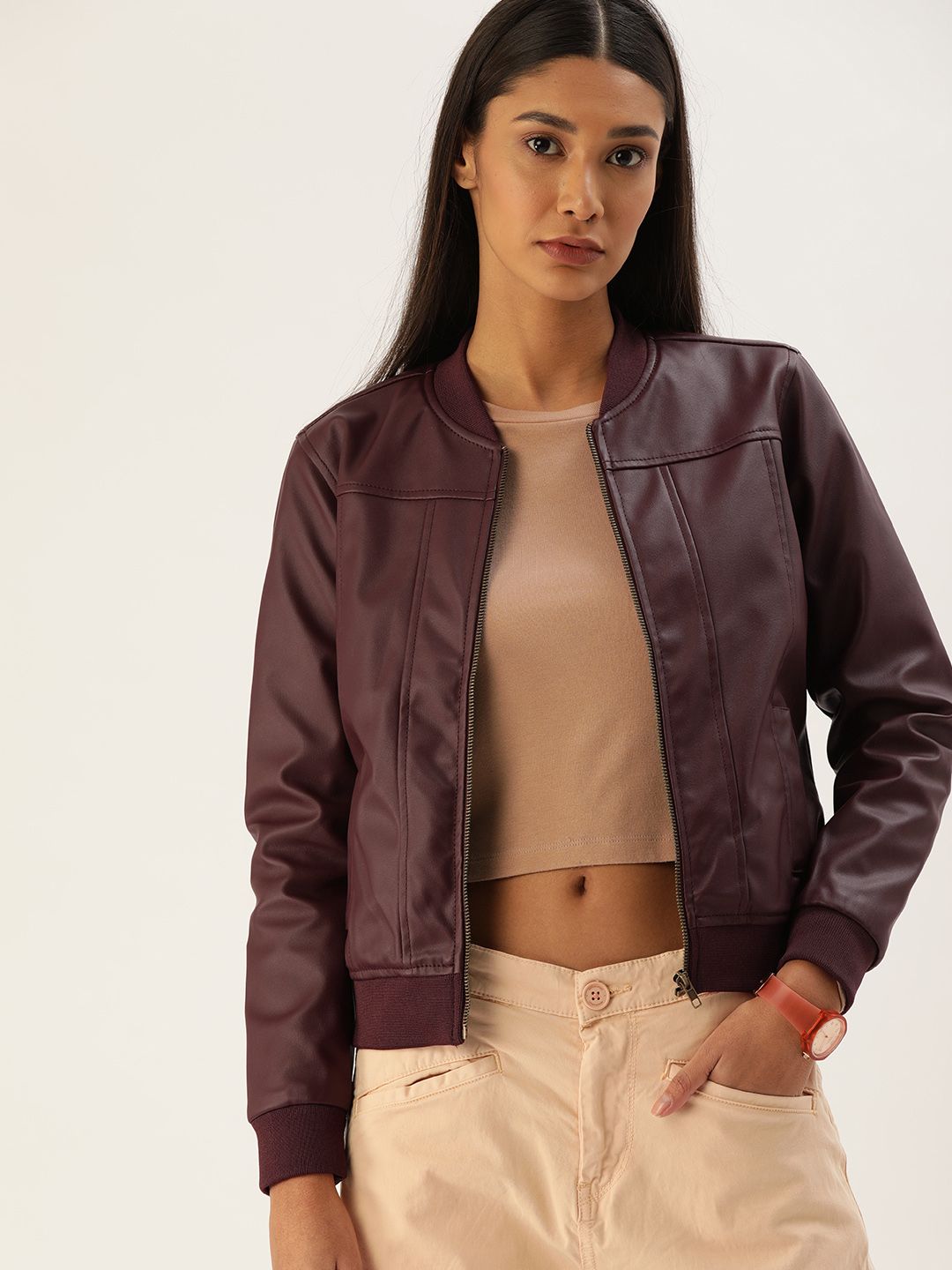 Flying machine 2024 maroon jacket