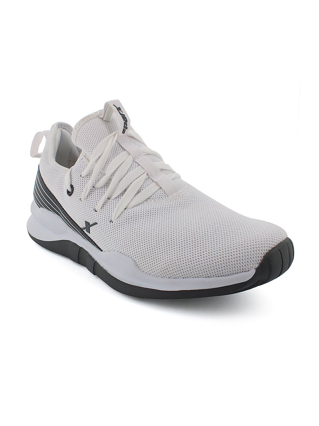Sparx Men Off-White Mesh Running Shoes