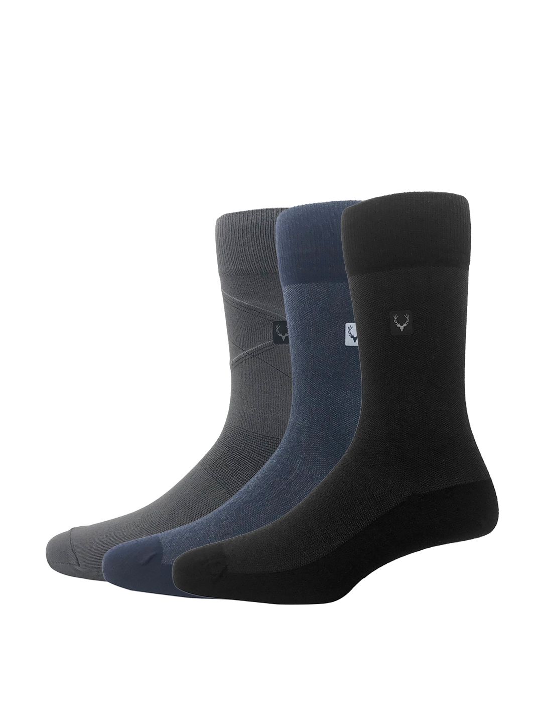 Allen Solly Men Pack of 3 Calf-Length Socks