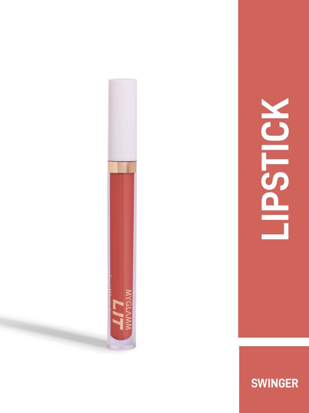 MyGlamm LIT Liquid Matte Lipstick 3 ml - Swinger Price in India