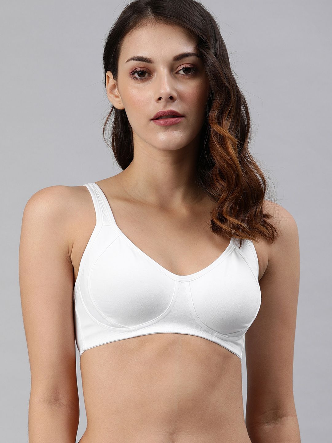 Van Heusen White Solid Non-Wired Side contour Non Padded T-shirt Bra Price in India