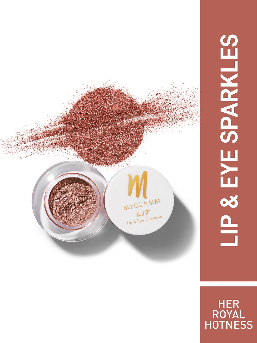 MyGlamm Lit Lip & Eye Sparkles - Her Royal Hotness Price in India