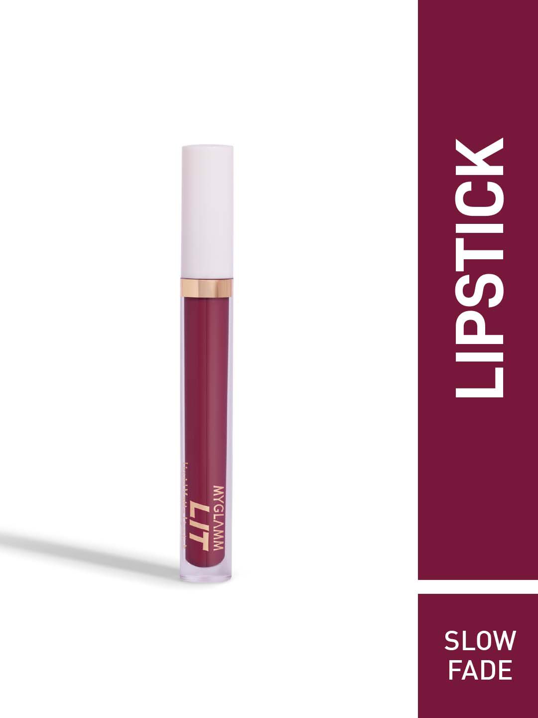MyGlamm LIT Liquid Matte Lipstick 3 ml - Slow Fade Price in India
