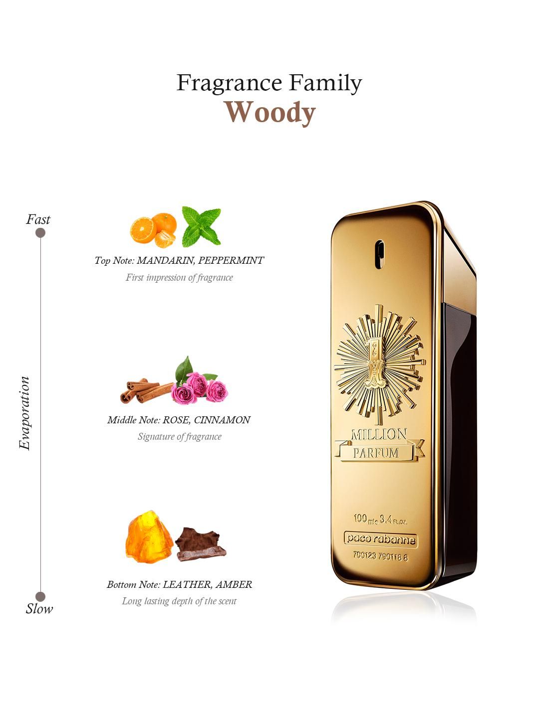 Buy Paco Rabanne 1 Million Parfum For Men 100ML - Perfume for Men