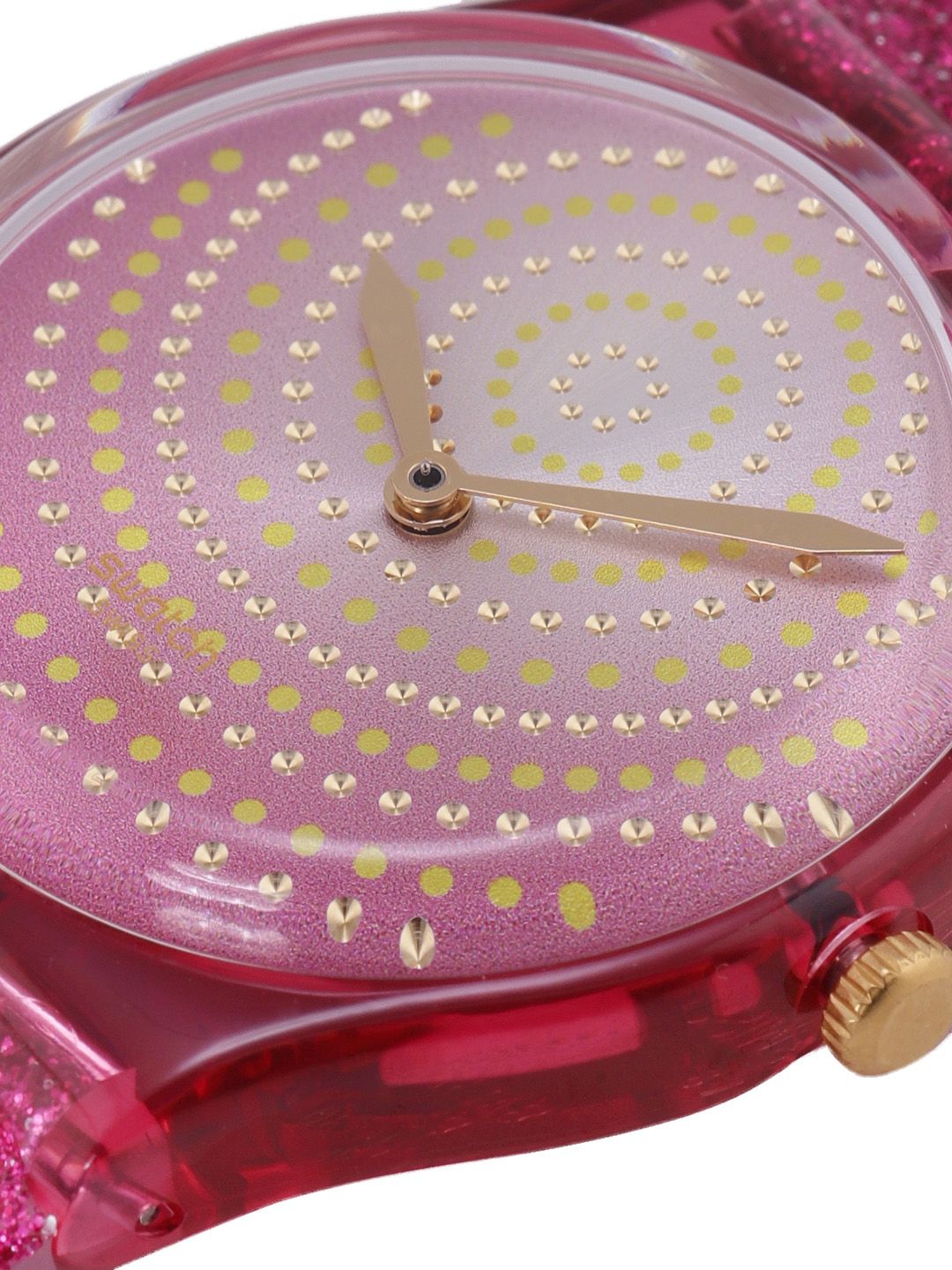 Buy Swatch Women Pink Embellished Chrysanthemum Water  display picture 3