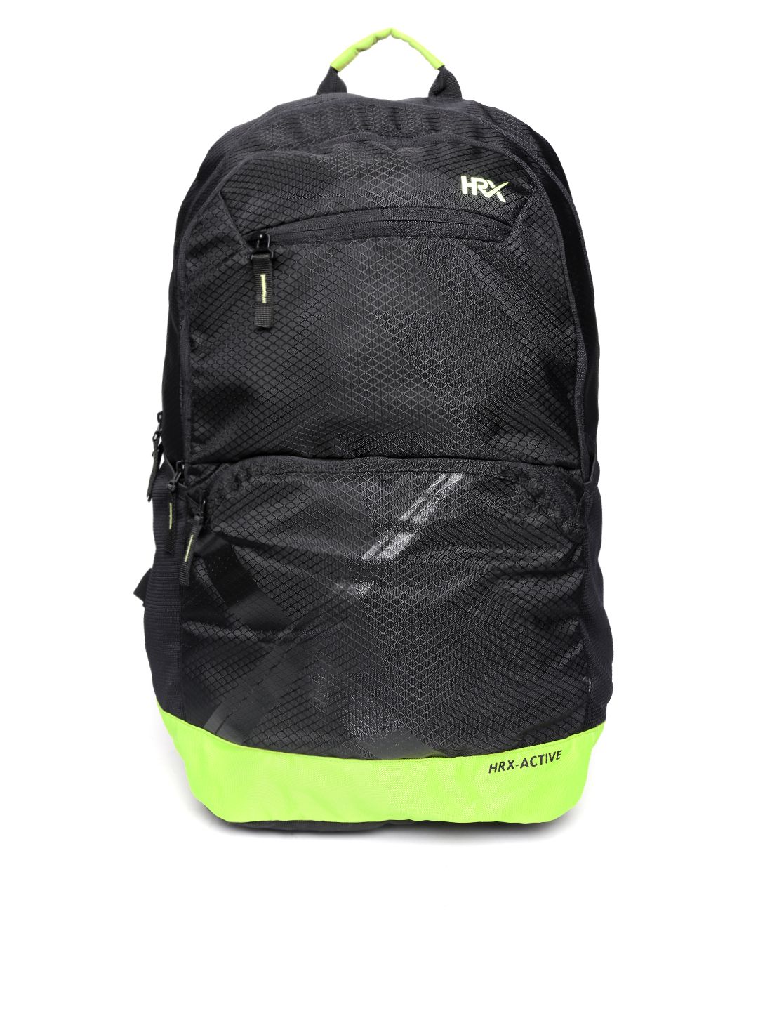 Buy HRX By Hrithik Roshan Unisex Black Active Backpack Backpacks for