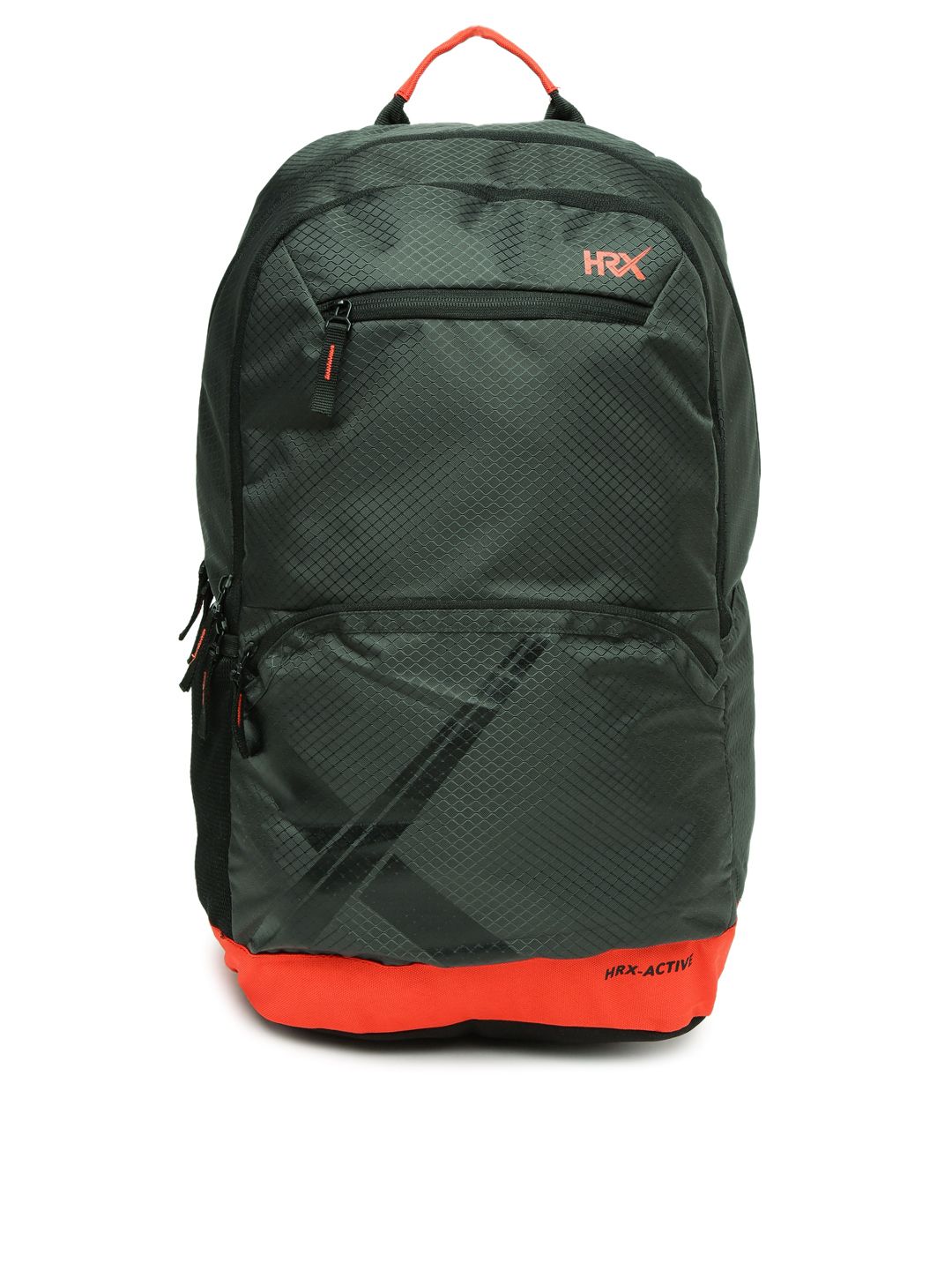 HRX by Hrithik Roshan Unisex Grey Brand Logo Lifestyle Backpack Price in India