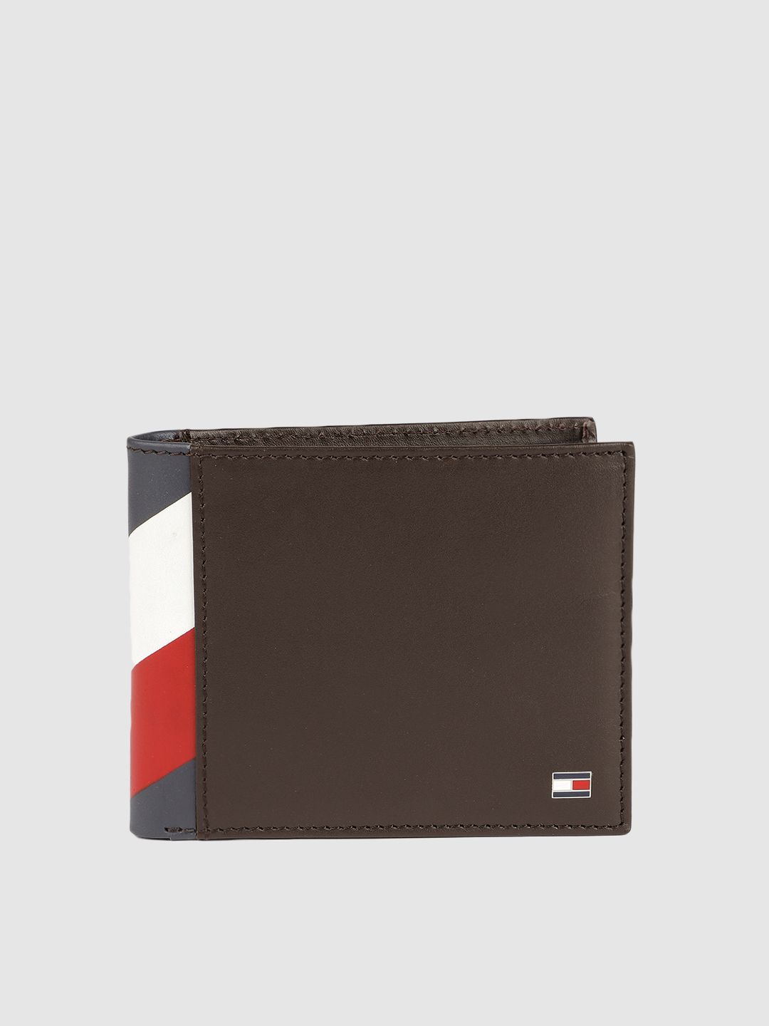 Tommy Hilfiger Tommy Hilfiger Men Brown Solid Leather Two Fold Wallet