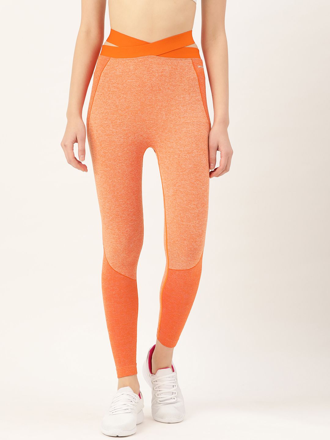 Sweet Dreams Women Orange Panelled Tights Price in India