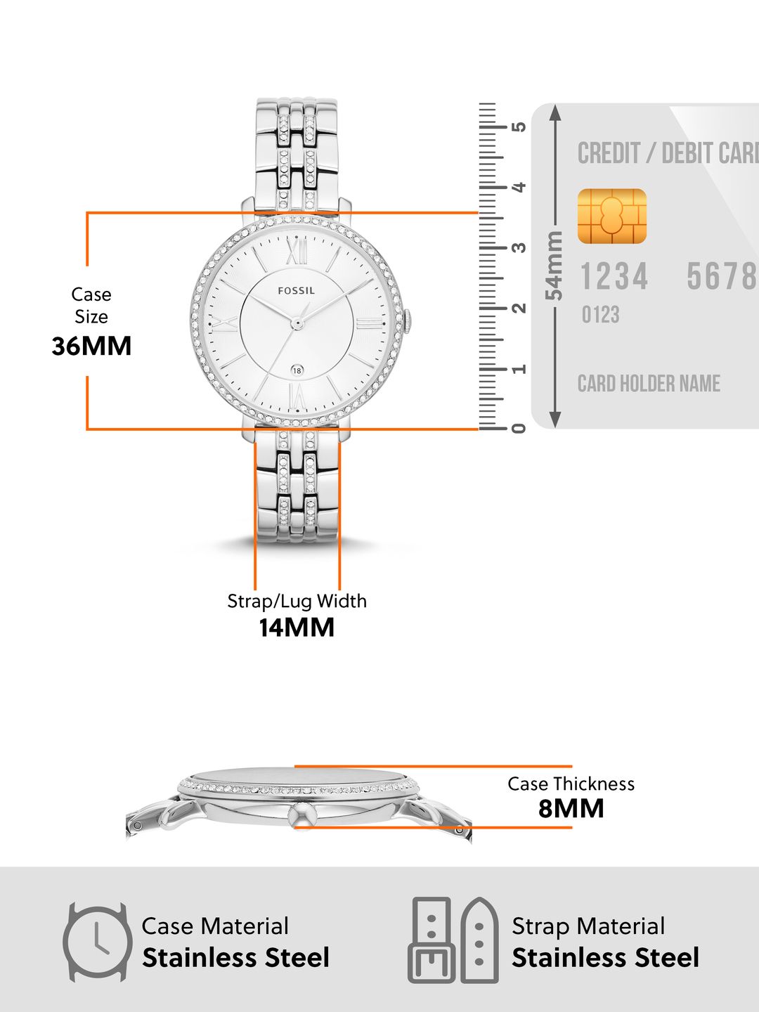 Off-White Analogue Watch ES3545