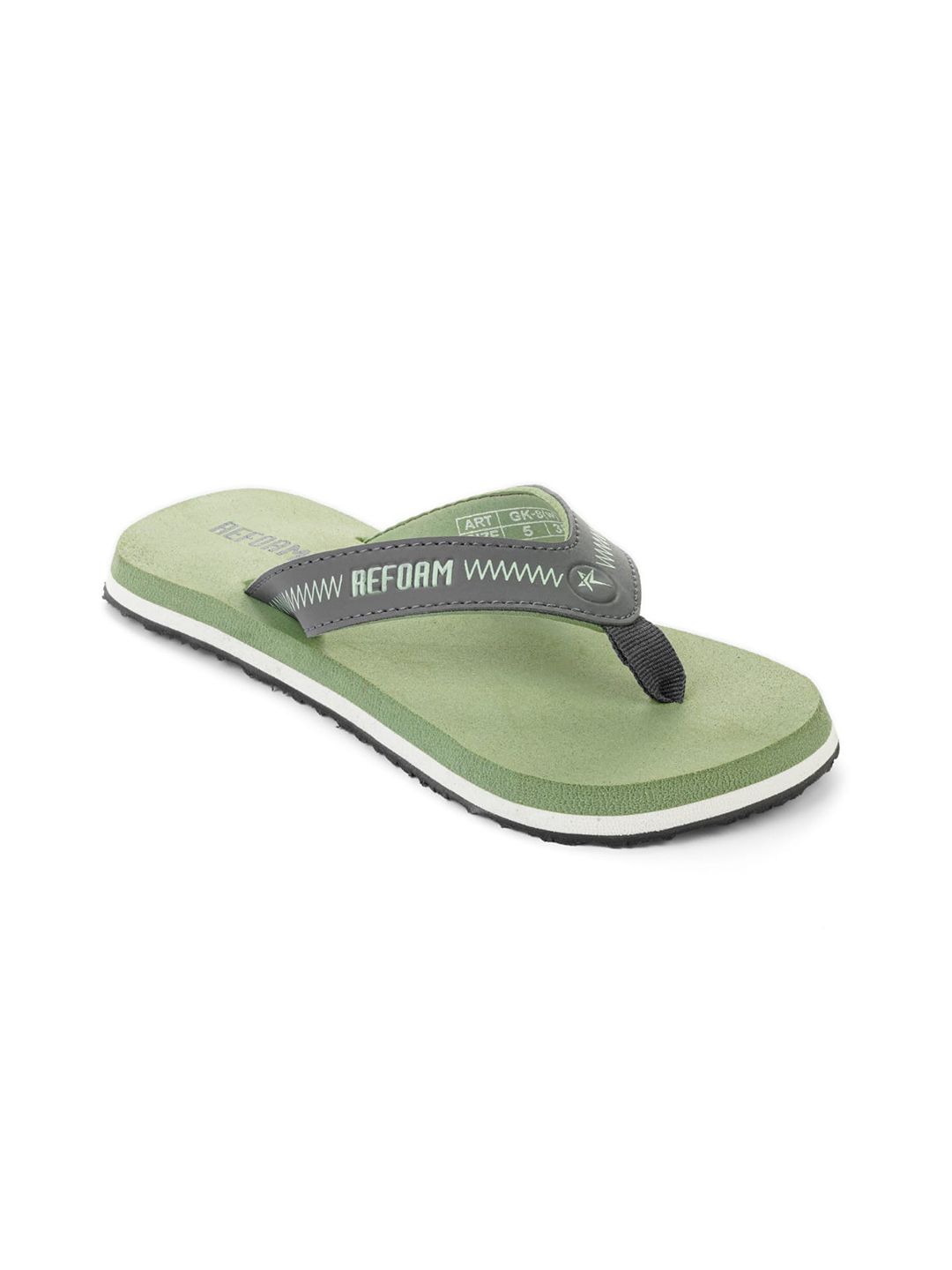 REFOAM Women Olive Green Solid Slip-On Price in India